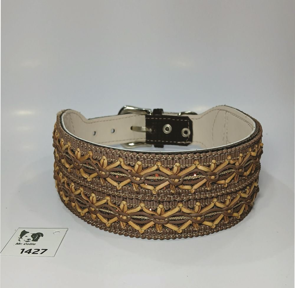 1427 - Coleira Mr Collie - Larga 5cm