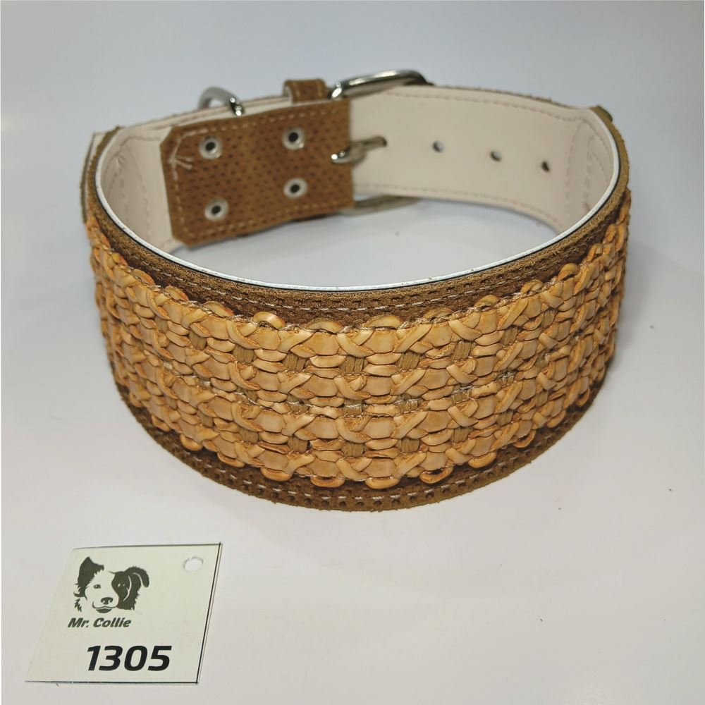 1305 - Coleira Mr Collie - Larga 5cm